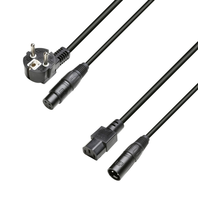 ADAM HALL - Power Extension Cable C14 - C13 1 m