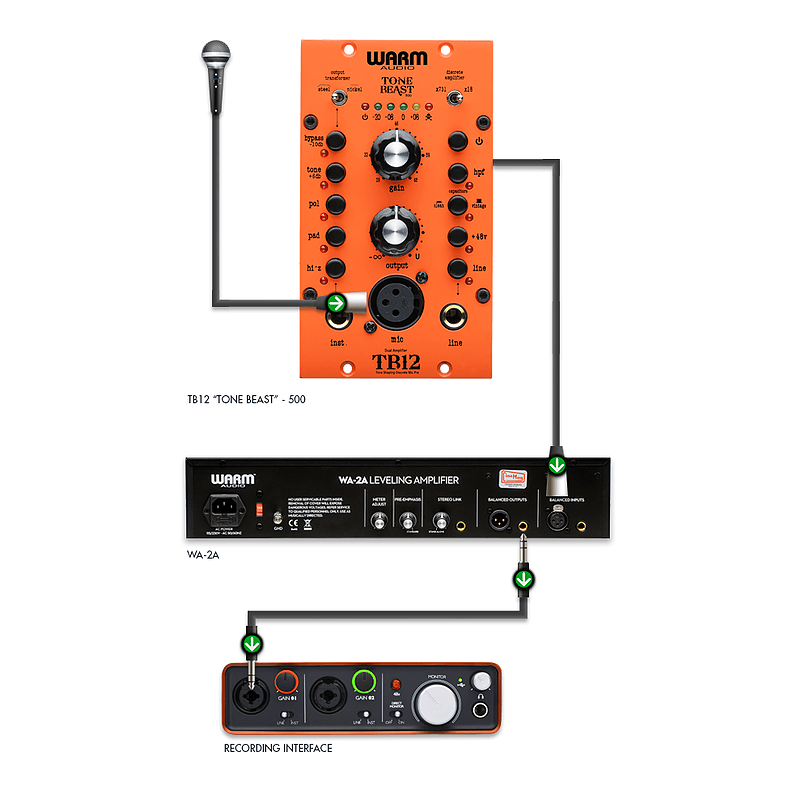 WARM AUDIO - Preamplificatore Microfonico con Tone Shaping