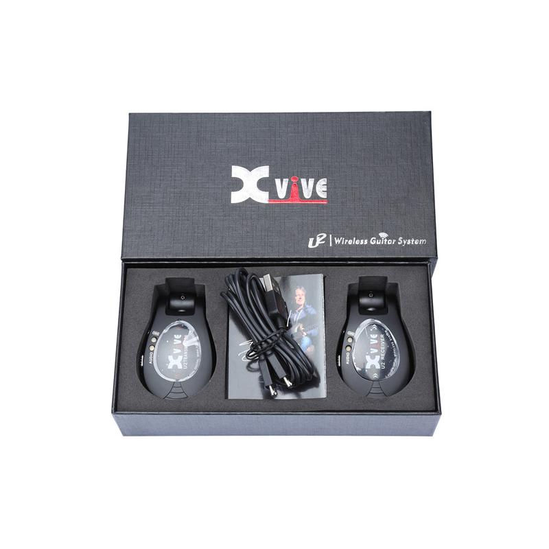 XVIVE - Kit trasmettitore e ricevitore wireless per chitarra e basso