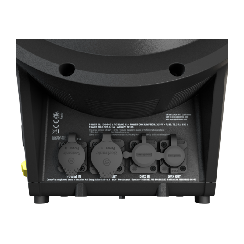 CAMEO - Proiettore Fresnel IP65 a palo con LED RGBW