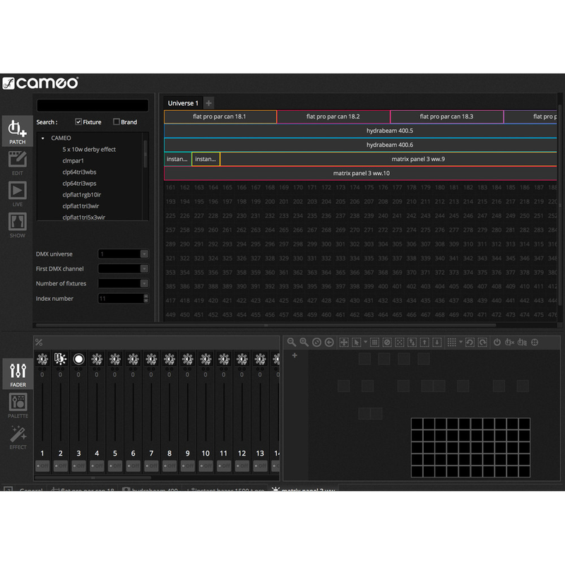 CAMEO - Interfaccia da USB a DMX a 512 canali e software di controllo