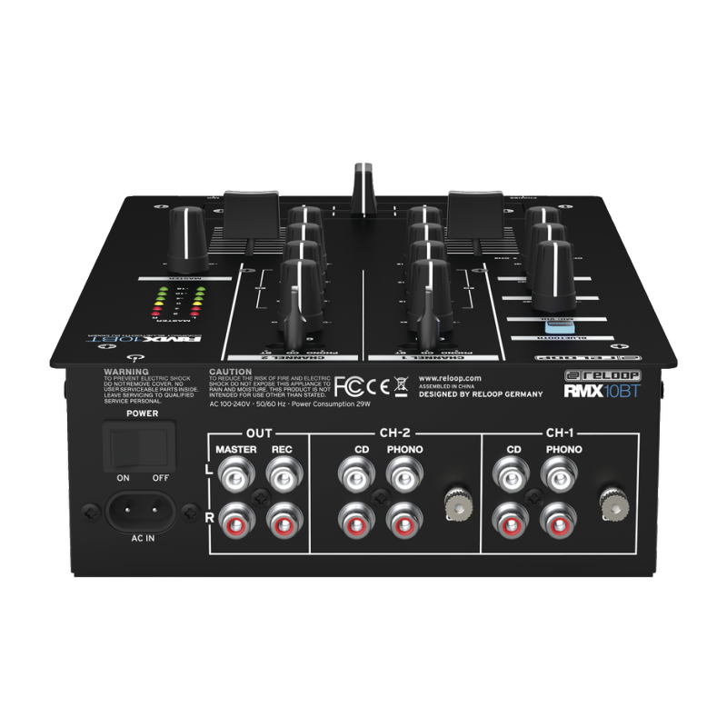 RELOOP - Mixer per DJ a 2+1 canali con Bluetooth integrato