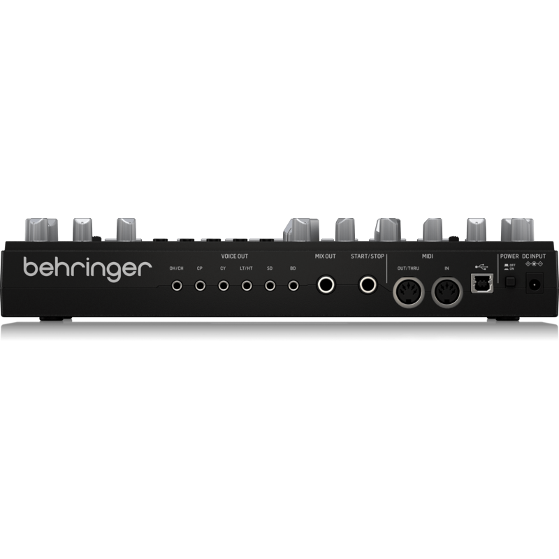 BEHRINGER - Drum Machine analogica con 8 suoni, sequencer a 16 step ed effetto distorsione