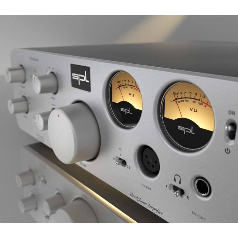 SPL - Serie Pro-FI con tecnologia mastering 120V. Modulo amplificatore cuffie (anche bilanciate). Colori Silver/Black/Red