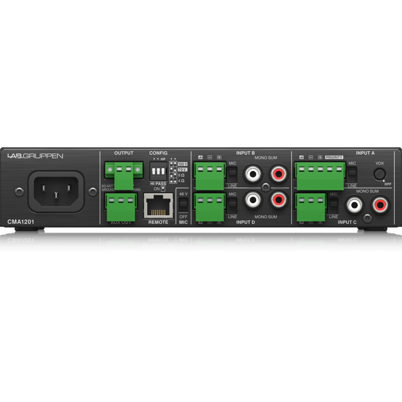 LABGRUPPEN - Amplificatore mixer compatto a 1 canale