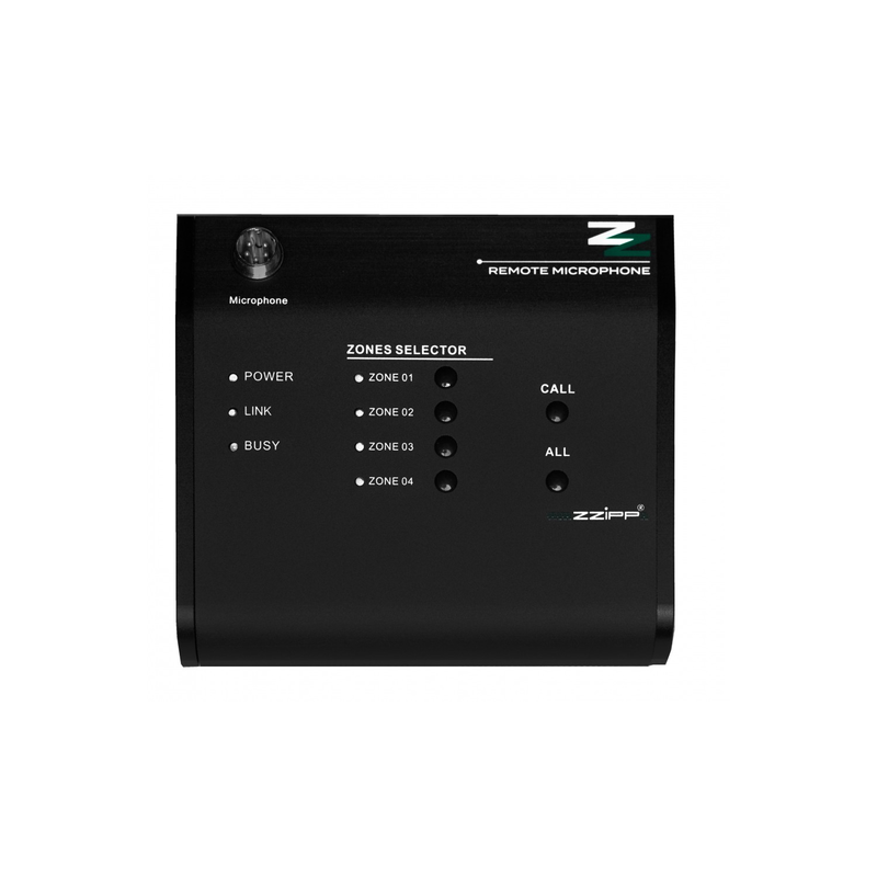 ZZiPP - Microfono paging per zzone4xxpa a 4 zone