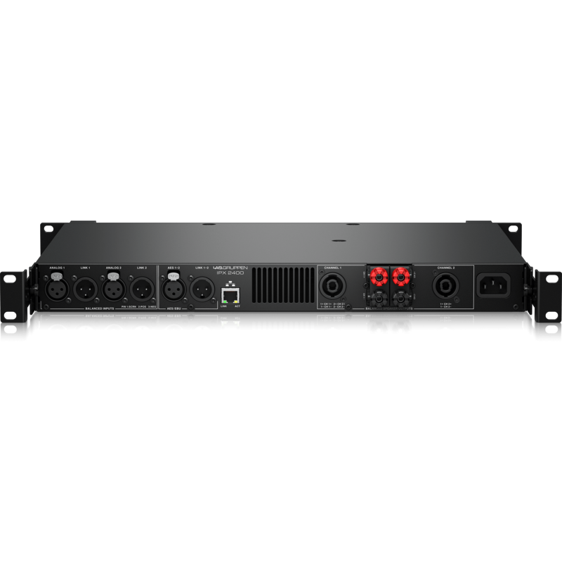 LABGRUPPEN - Amplificatore a 2 canali per tour/installazioni della serie IPD con DSP integrato.