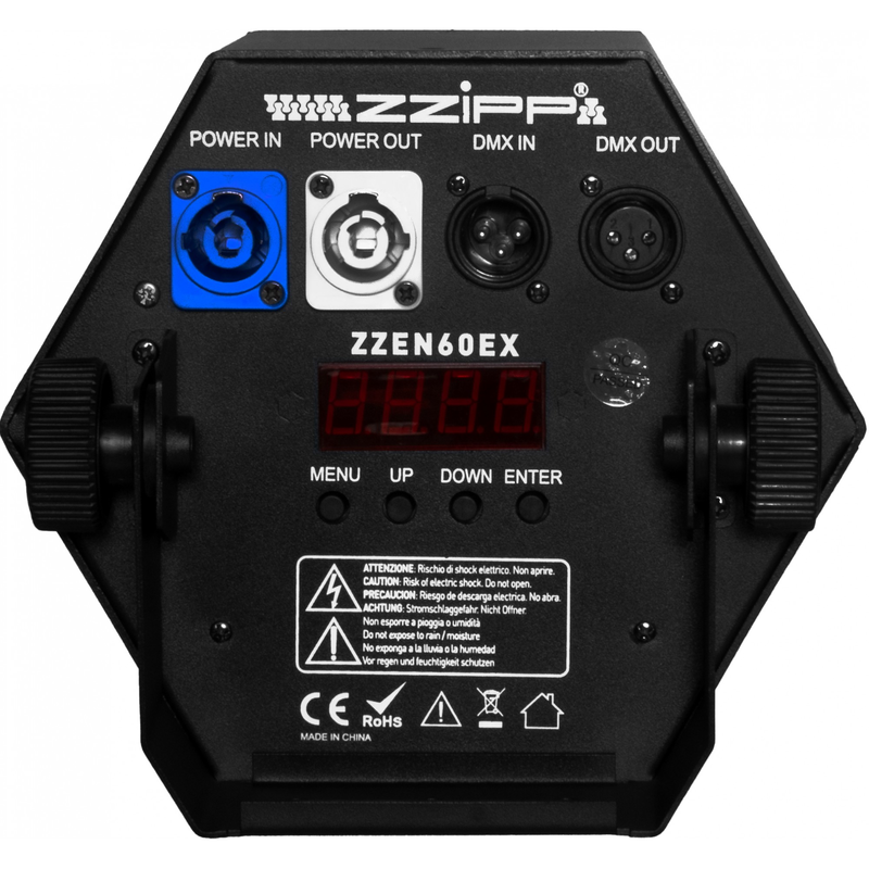 ZZiPP - PAR LED 72X0,25W RGB + 60W AMBRA