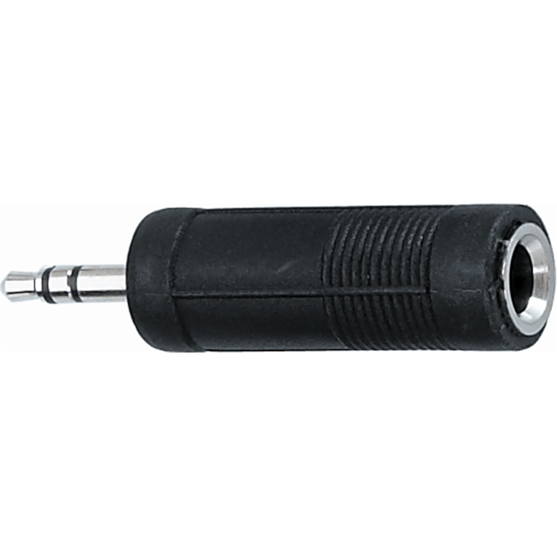 QUIKLOK - Adattatore audio Jack 6.3 mm stereo femmina / Jack 3.5 mm stereo.