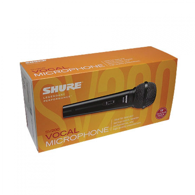 SHURE - Microfono per voce, dinamico, cardioide con interruttore.