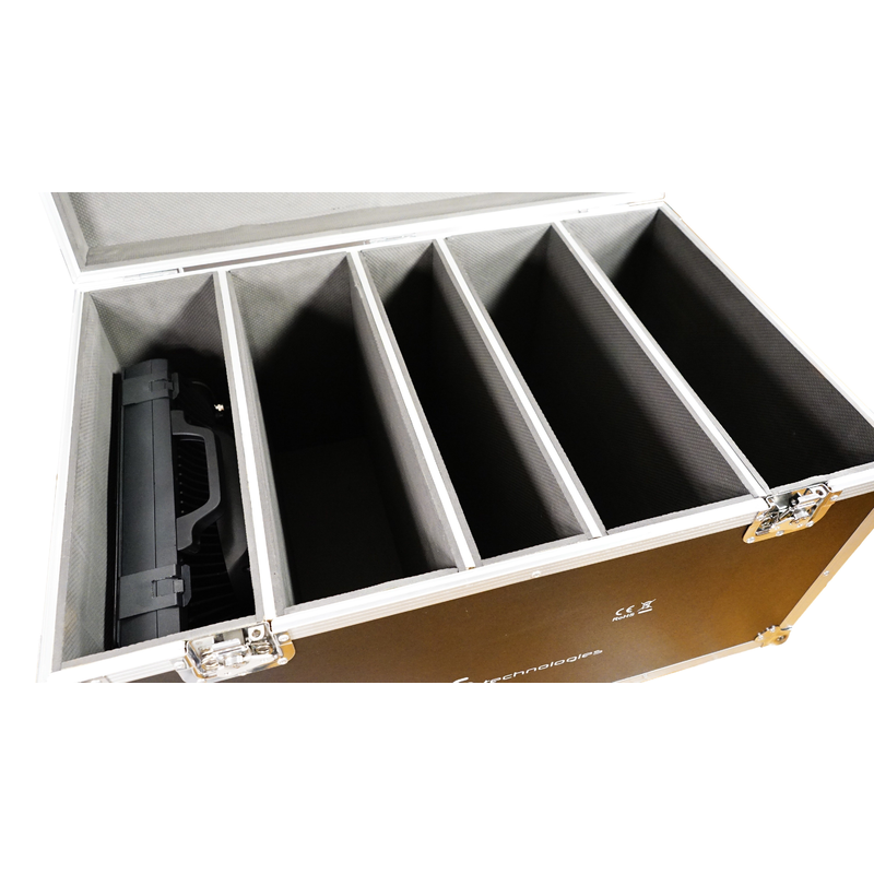 FOS TECHNOLOGIES - Flight case con ruote per 4 unità F-7