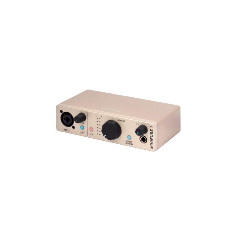 ARTURIA - INTERFACCIA AUDIO USB C 1 IN COMBO E 2 OUT IN COLORE CHAMPAGNE