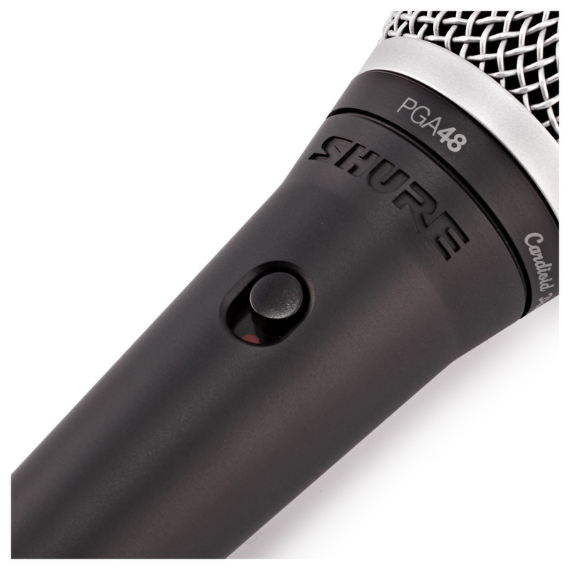 SHURE - Microfono per voce, dinamico, cardioide con interruttore.