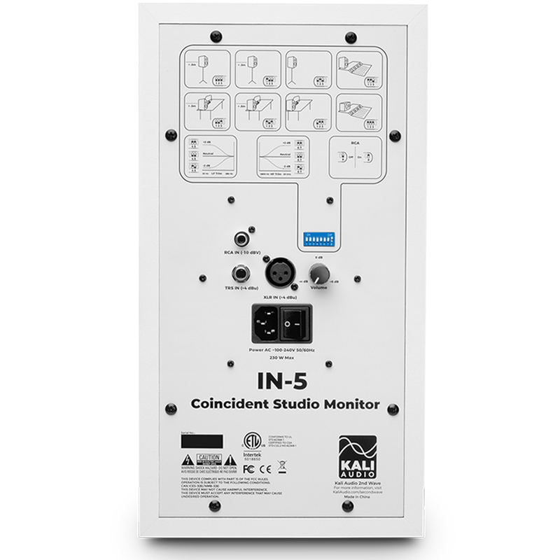 KALI AUDIO - Monitor da Studio Triamplificato 5 Pollici 160W Bianco