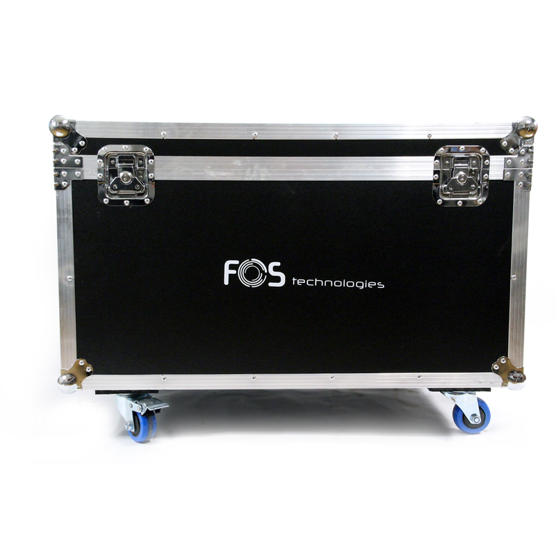 FOS TECHNOLOGIES - Flight case con ruote per 6 unità Par zoom IP