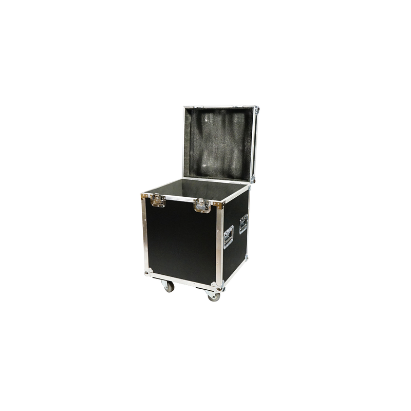 FOS TECHNOLOGIES - Flight Case con ruote per 4 unità Led par Cob 100 Zoom
