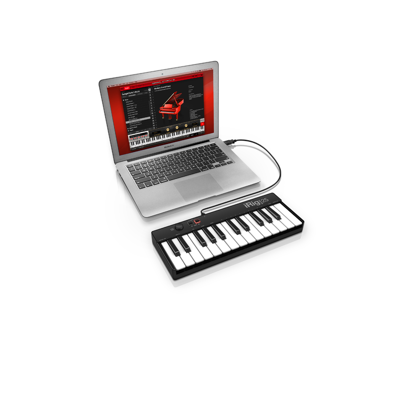 IK MULTIMEDIA - Mini Master Keyboard 25 tasti per sistemi Mac e Pc