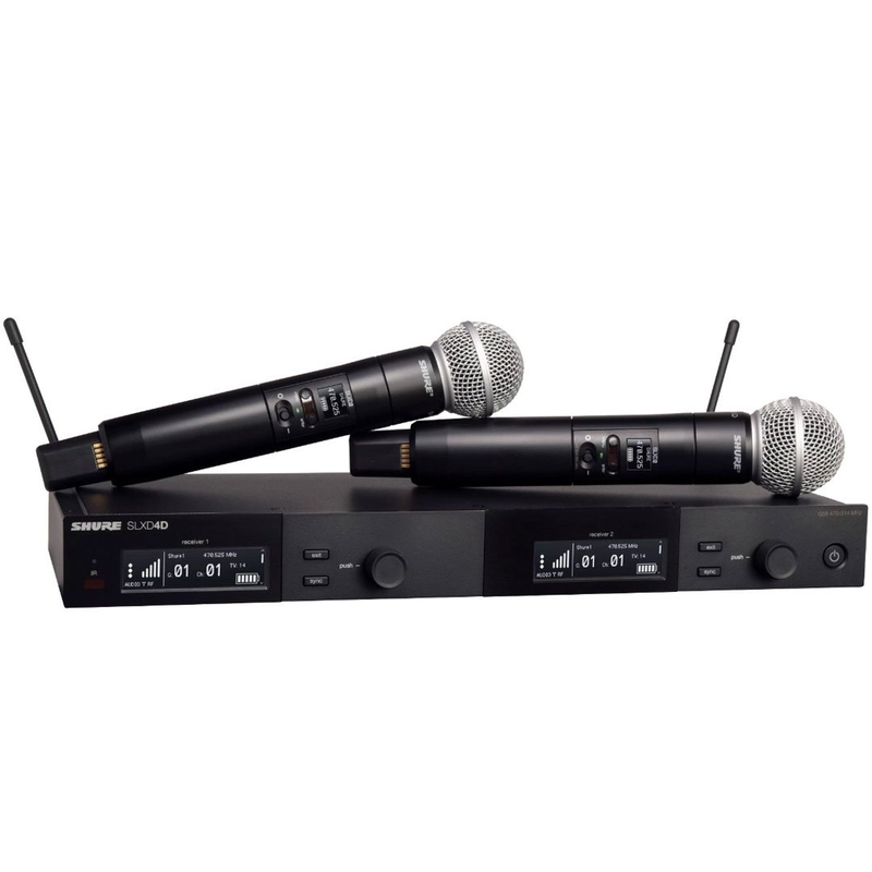 SHURE - MICROFONO PALMARE CON DUE RADIO