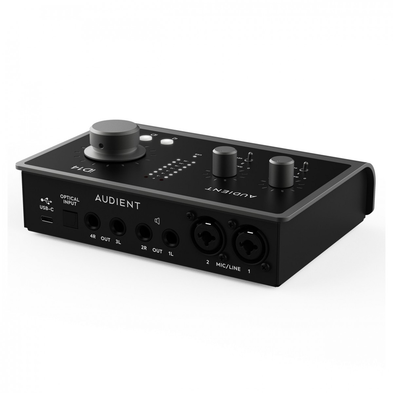 AUDIENT - INTERFACCIA AUDIO 10-IN / 4-OUT USB 2.0 CON 2 PREAMP MICROFONICI E 8-INPUT ADAT