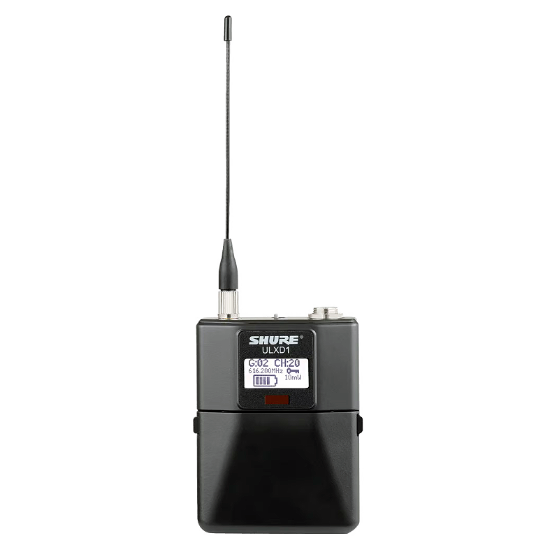 SHURE - Trasmettitore digitale body-pack per serie ULX-D. Banda G51 (470 - 534 MHz)