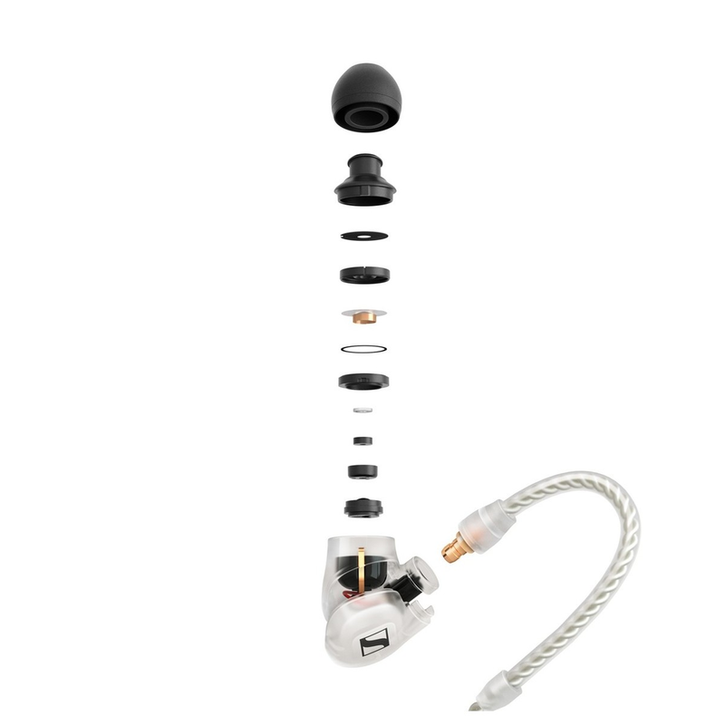 SENNHEISER - CUFFIA MONITOR IN-EAR DINAMICA TRASPARENTE