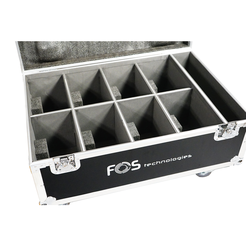 FOS TECHNOLOGIES - Flight case con ruote per la serie 8 Pro e Touring Pars