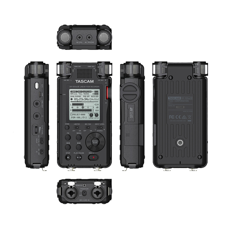 TASCAM - REGISTRATORE DIGITALE 192kHz/24bit PALMARE