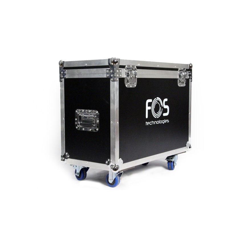 FOS TECHNOLOGIES - Flight Case doppio con ruote per 2 unità Scorpio Spot