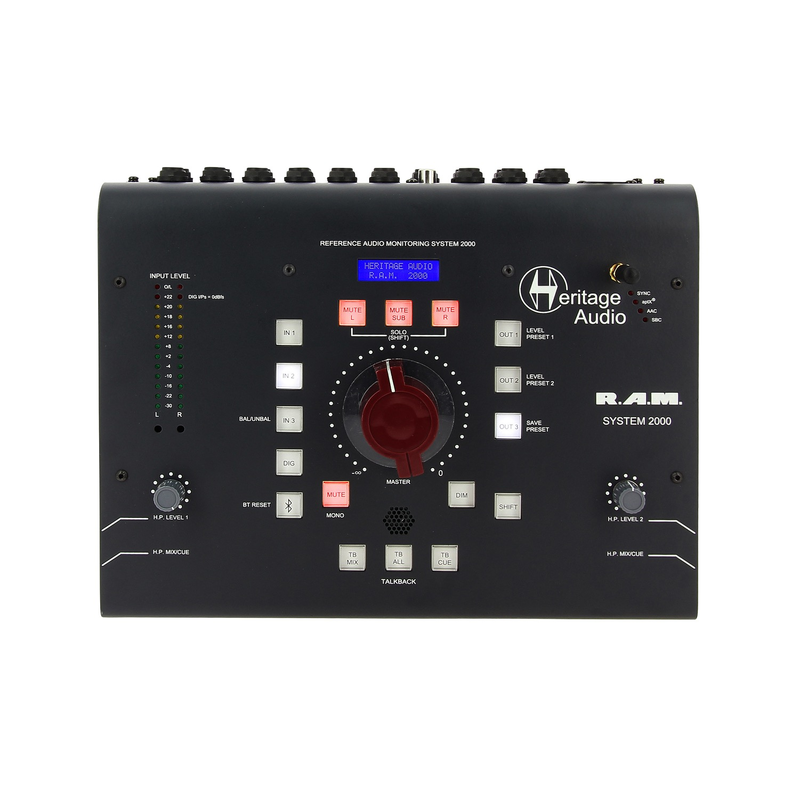 HERITAGE AUDIO - Monitor controller (3 in analogici, 1 in spdif, bluetooth, talkback)