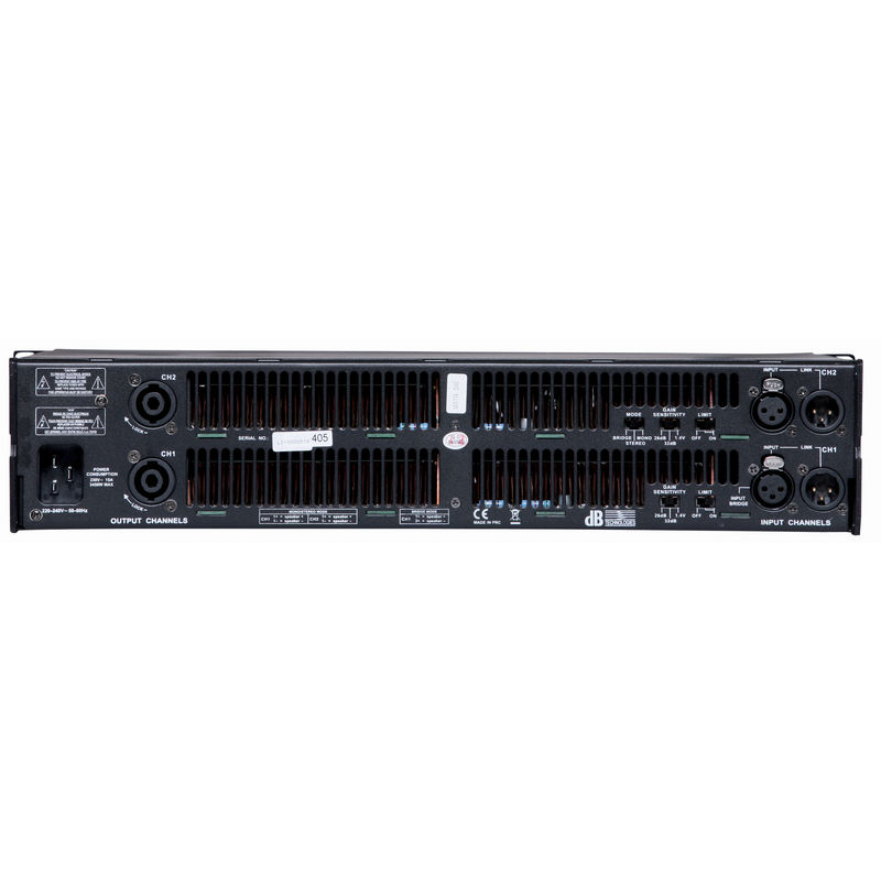 DB TECHNOLOGIES - Amplificatore 2x 1050 W/RMS