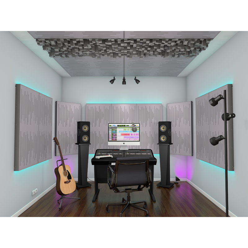 VICOUSTIC - Kit di pannelli diffusori e assorbenti