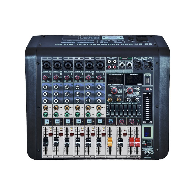 ZZiPP - Mixer 6 canali con USB e DSP 16 effetti