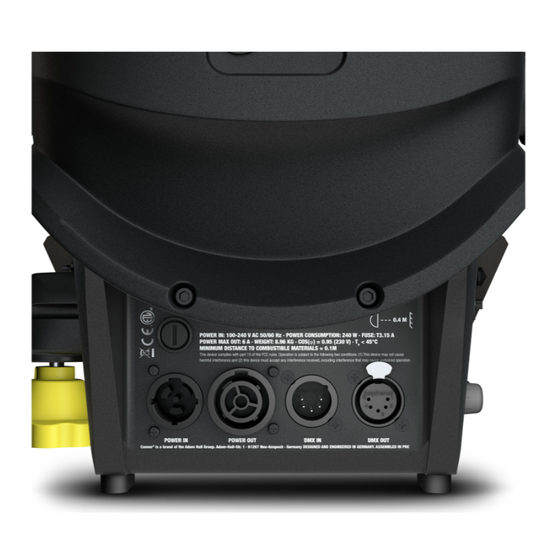 CAMEO - Proiettore Fresnel a poli commutabili con LED RGBW