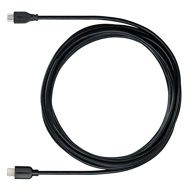 SHURE - Cavetto prolunga da MicroUSBM a MicroUSBF, lunghezza 1mt.