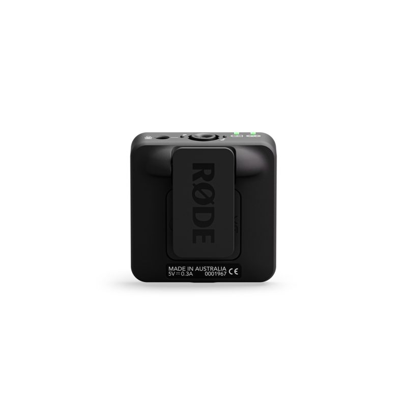 RODE - Wireless compatto con 2 trasmettitori e 1 ricevitore, microfono incorporato, USBc compatibile con dispositivi iOS e computer