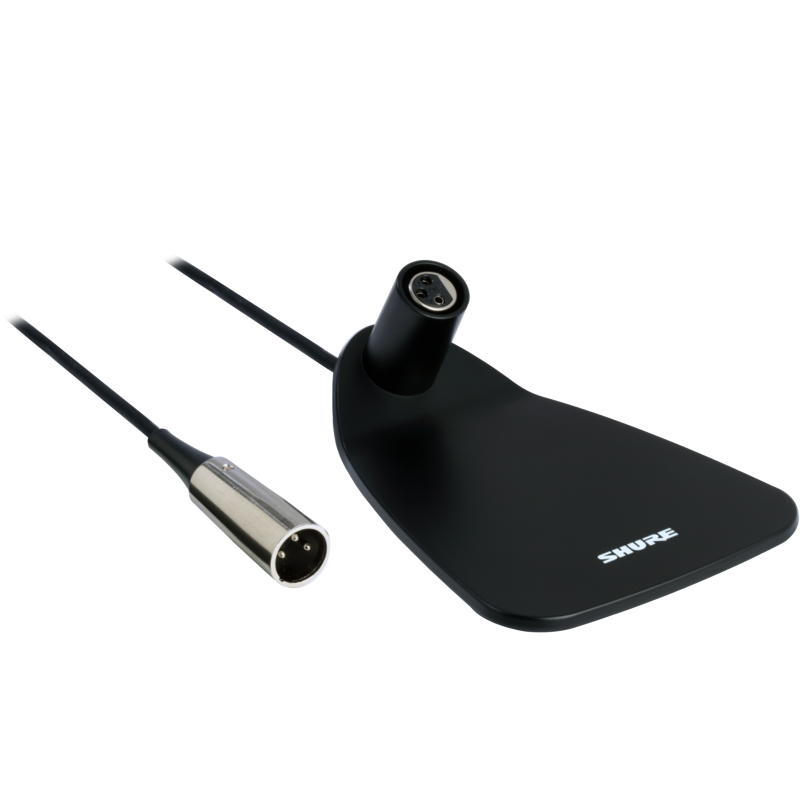 SHURE - BASE DA TAVOLO PER I MICROFONI A COLLO D’OCA CENTRAVERSE DA 12” E DA 18”.