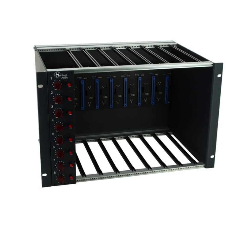 HERITAGE AUDIO - Rack frame alloggio 8 moduli serie 80 HA e moduli vintage