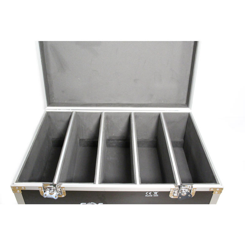 FOS TECHNOLOGIES - Flight case con ruote per 4 unità F-5