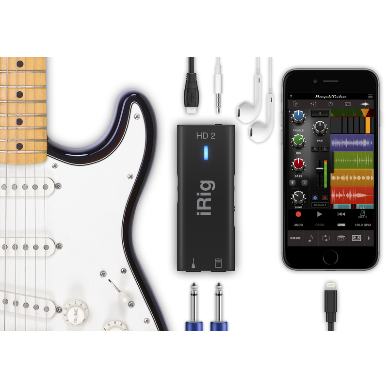 IK MULTIMEDIA - Interfaccia Audio per chitarra/basso per sistemi iOS, Mac, PC