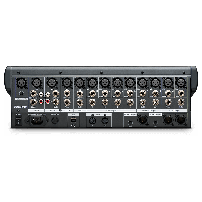 PRESONUS - Mixer Digitale 16 Canali USB 2.0