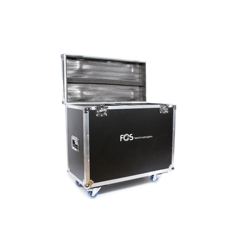 FOS TECHNOLOGIES - Flight Case doppio con ruote per 2 unità 12R Hybrid