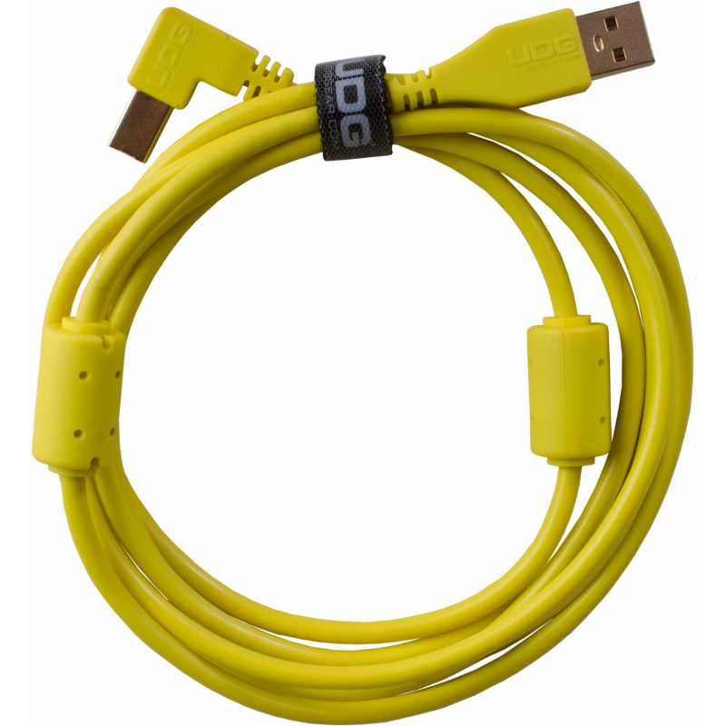 UDG - Cavo USB 2.0 A-B Yellow Angolare da 3mt.