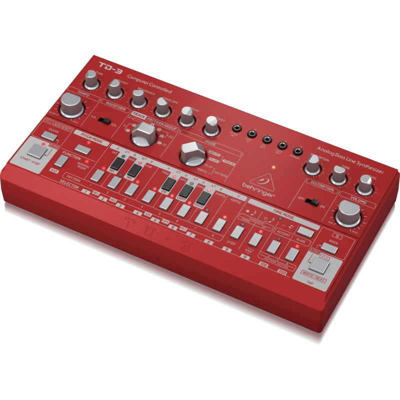 BEHRINGER - Sintetizzatore analogico di bassi con Step sequencer, Filtro risonante e arpeggiatore