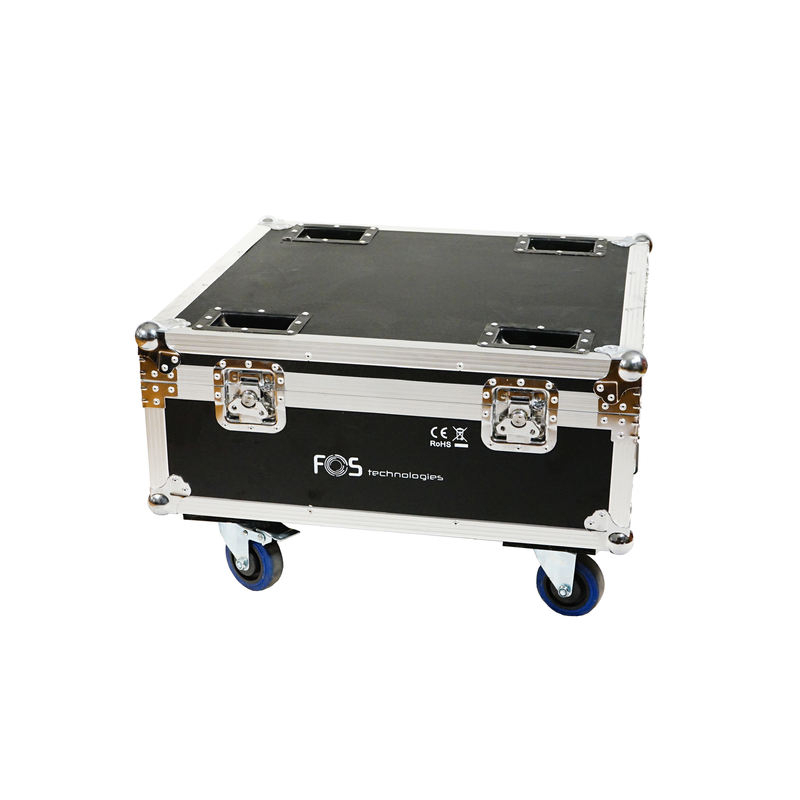FOS TECHNOLOGIES - Flight case con ruote per 6 unità Blinder UNO