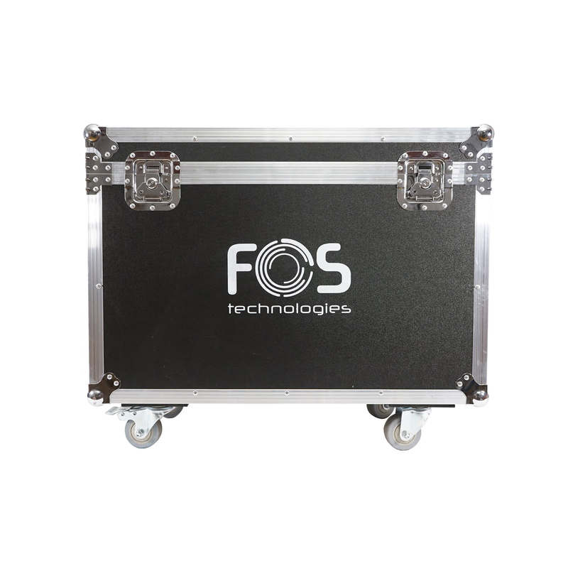 FOS TECHNOLOGIES - Flight case con ruote per 2 unità Spot 150