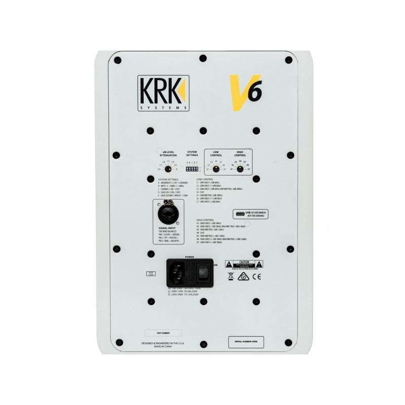 KRK - MONITOR BIAMPLIFICATO IN CLASSE D A 2 VIE DA 155 W