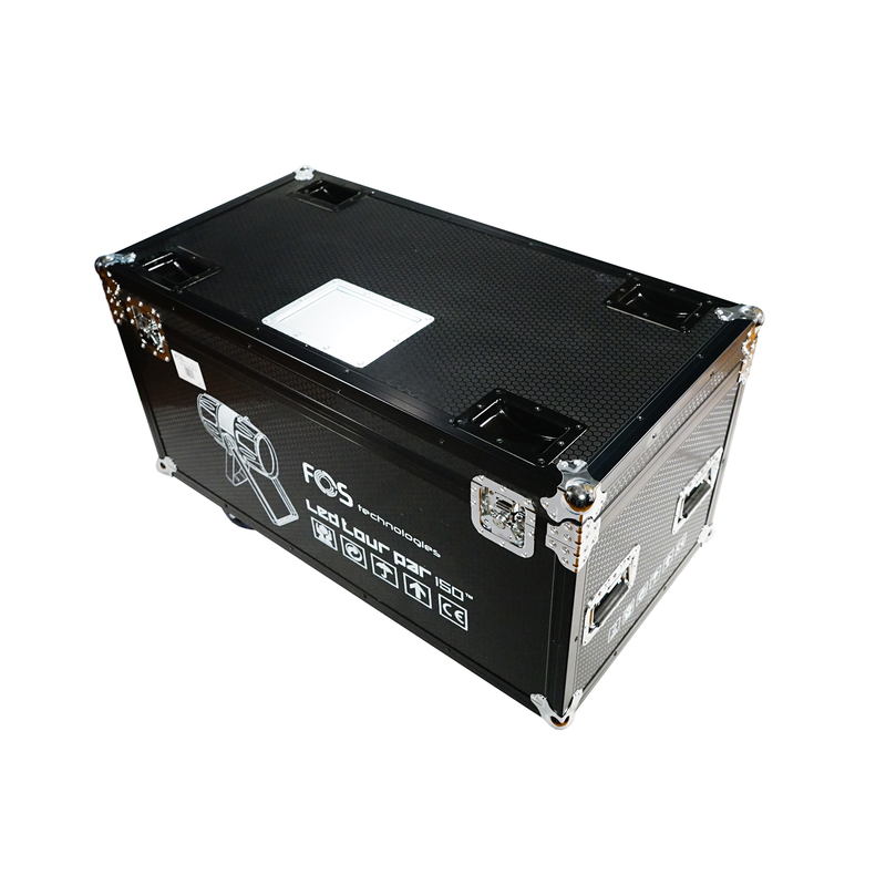 FOS TECHNOLOGIES - Flightcase con ruote per 10 unità di FOS TOUR PAR 150