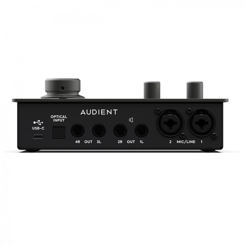 AUDIENT - INTERFACCIA AUDIO 10-IN / 4-OUT USB 2.0 CON 2 PREAMP MICROFONICI E 8-INPUT ADAT