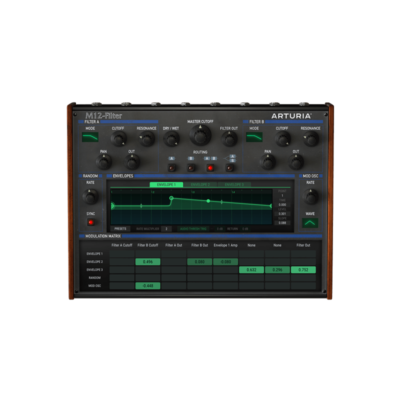 ARTURIA - 3 Plug In di emulazione Filtri classici