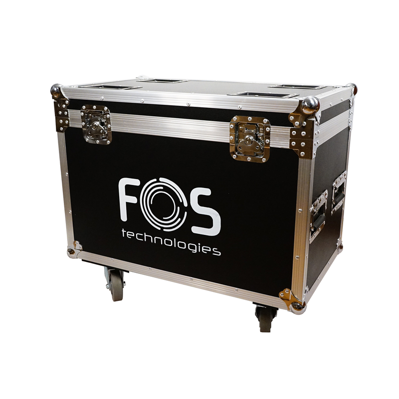 FOS TECHNOLOGIES - Flight case con ruote per 4 unità SMART BEAM